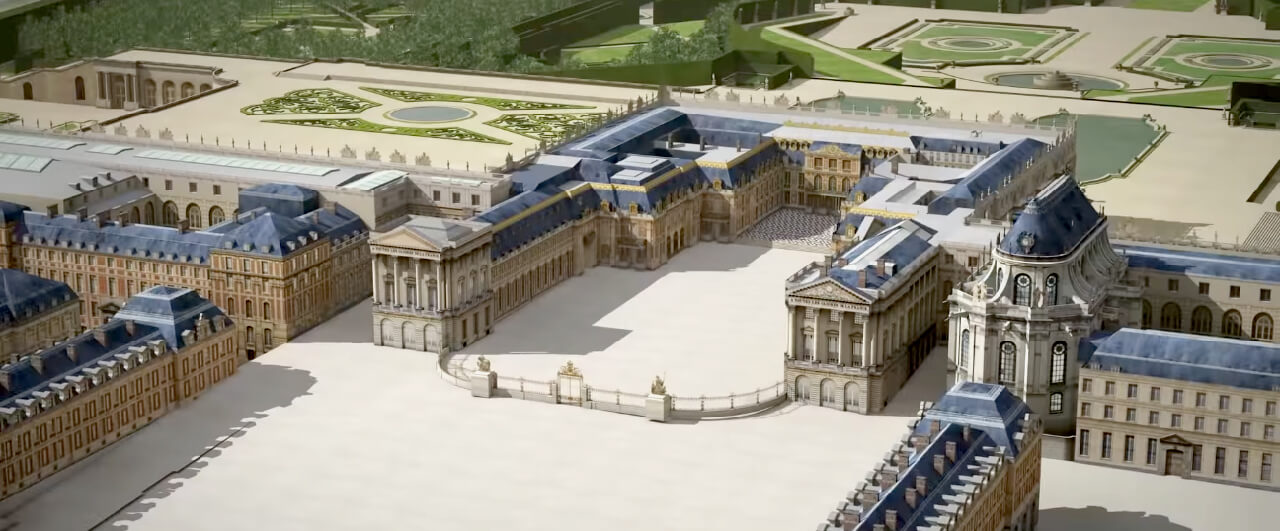 Palácio de Versailles em 3D Palácio de Versailles em 3D