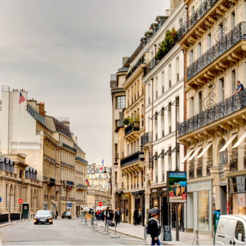 Rue St Honore em Paris