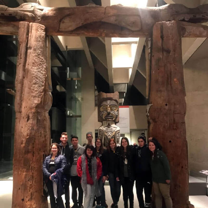 Férias Teen Vancouver Jan-2018: Museum of Antrophology