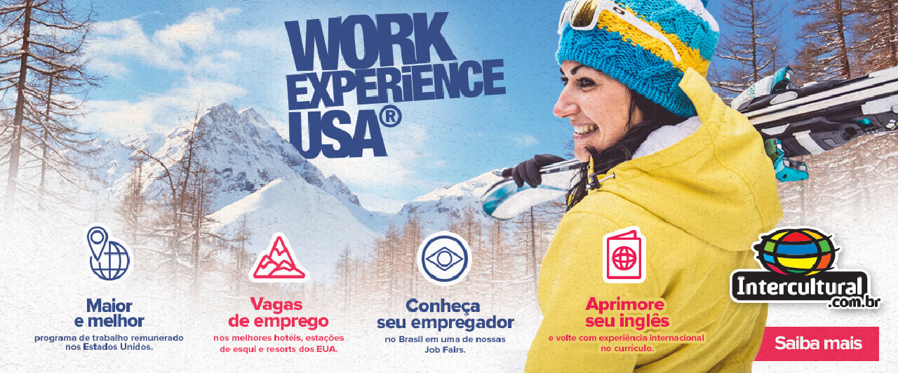 Pré-venda do Work Experience USA! Aproveite!