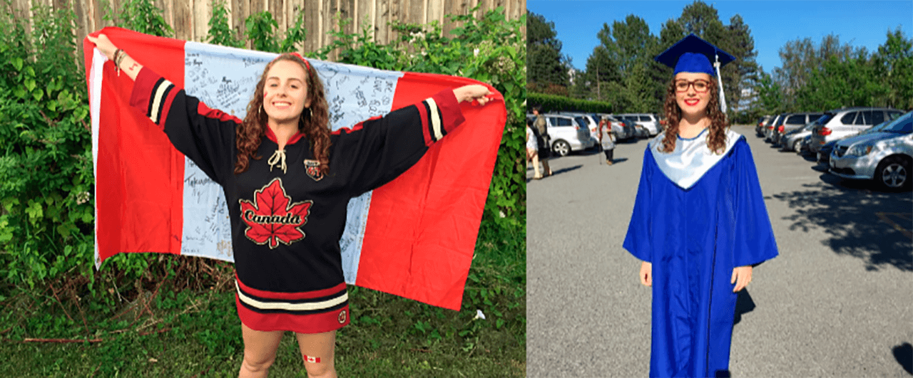 Luana contou como é o High School em Vancouver Luana contou como é o High School em Vancouver