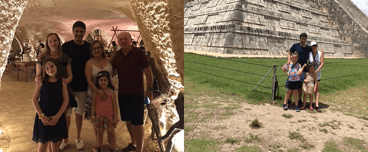 Sabrina passou as férias com a família no México Sabrina passou as férias com a família no México