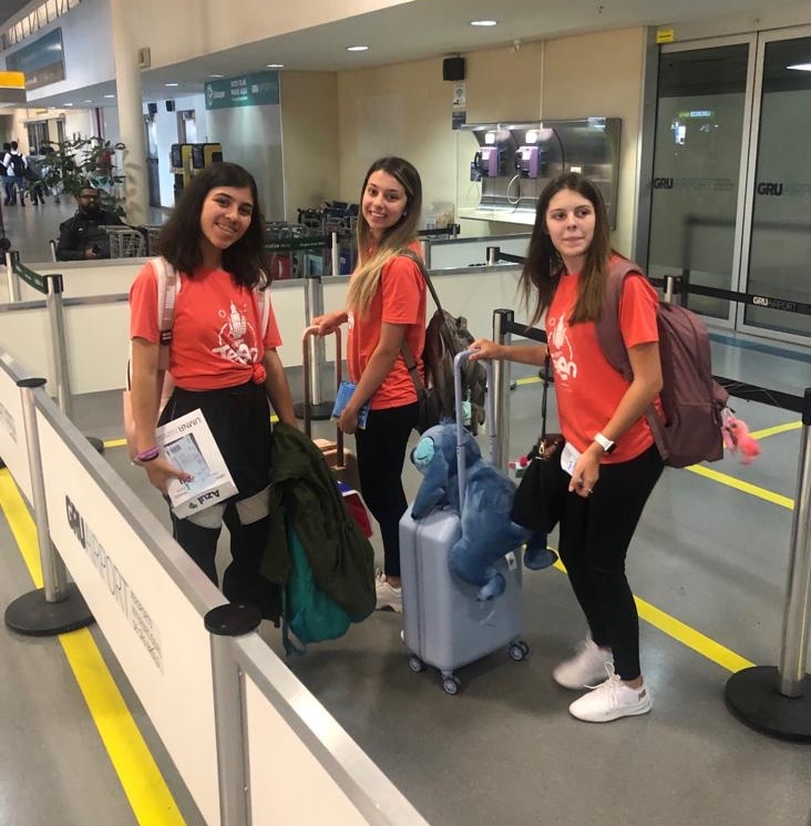 Nossos passageiros do Férias Teen Malibu já estão no Brasil