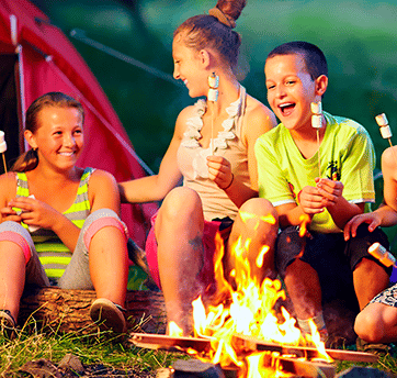 acampamento de verão