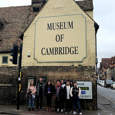 Passeio pelo museu de Cambridge