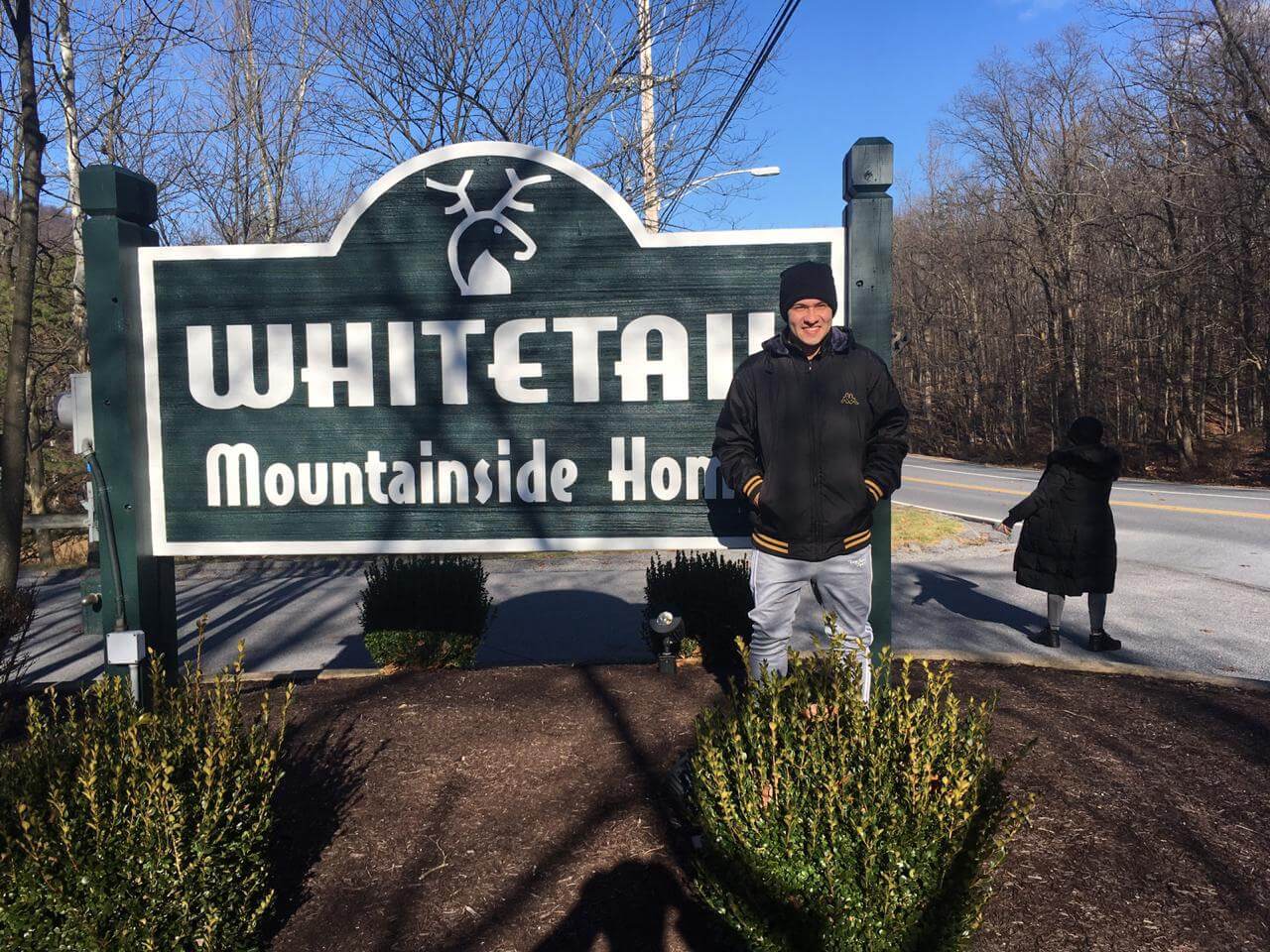 Vinícius trabalhou como ski instructor em Whitetail