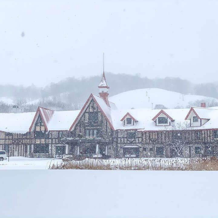 Boyne Highlands durante a temporada de inverno