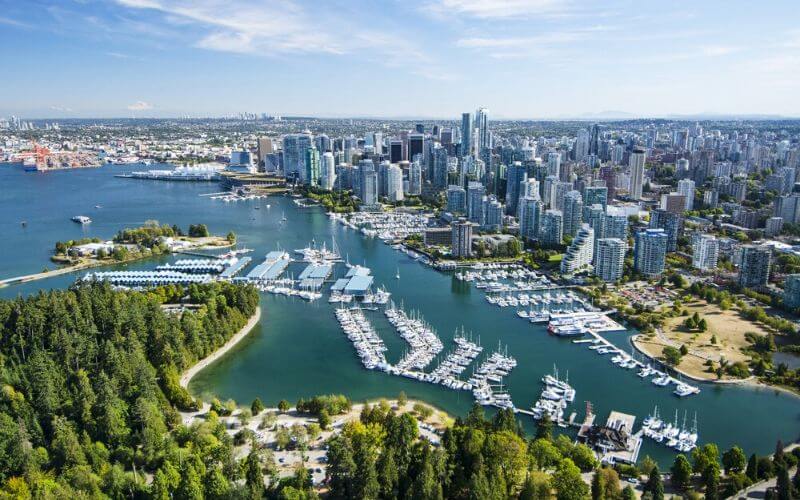 Vancouver, no Canadá, também está na lista das cidades mais verdes do mundo